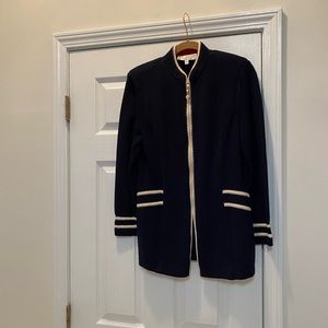 St Johns Sweater/Jacket. Navy And Ivory - image 1